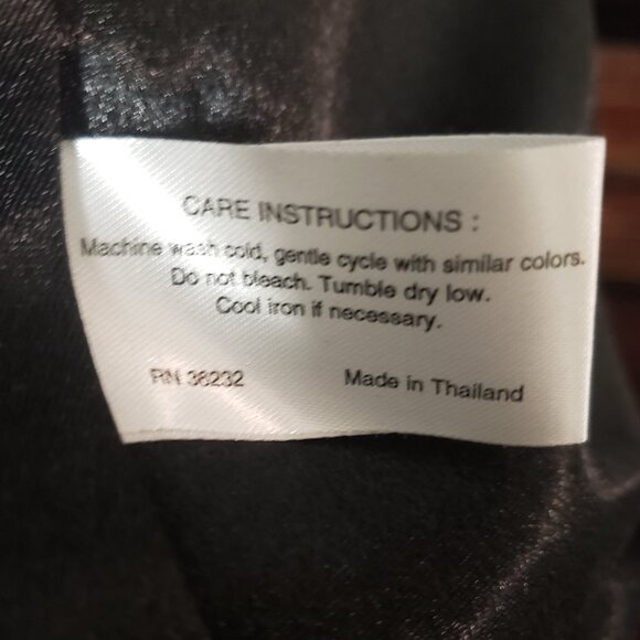 Gallery NWOT Medium Velvet Tiger Long Coat Rain Jacket Accordion Hood Lined - Picture 14 of 14